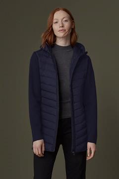 Chamarras Canada Goose Mujer Mexico - HyBridge Prendas De Punto Azul Marino VL2308465